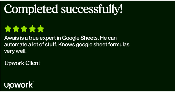 awais can automate google sheet aidatahouse